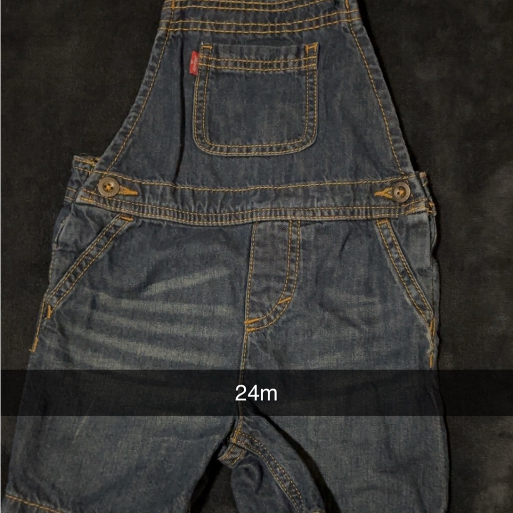 Levi's Classic Blue Kids Overalls